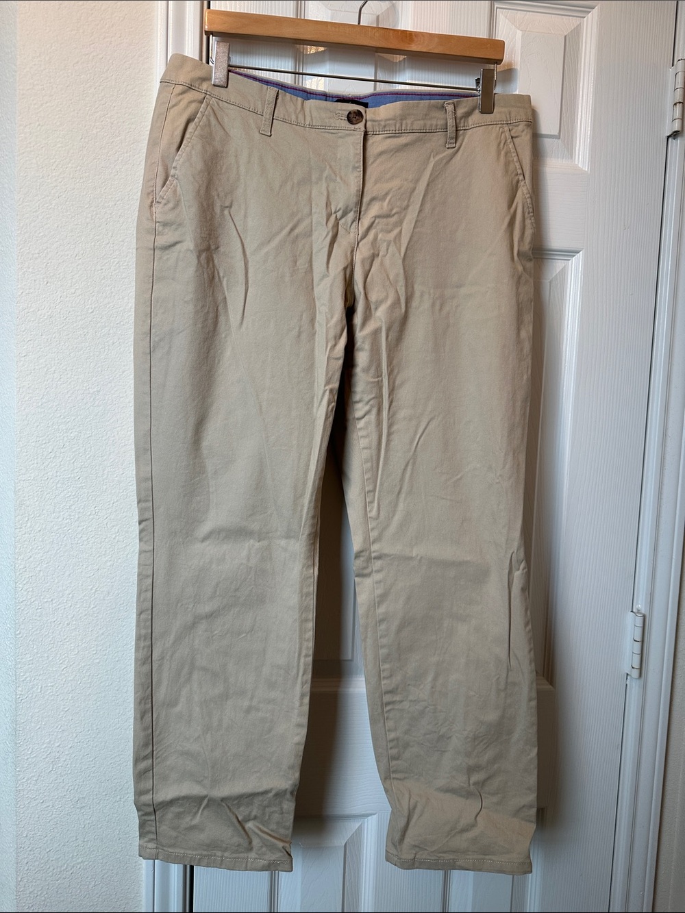 Nautica Women's Straight Leg Khaki Chinos